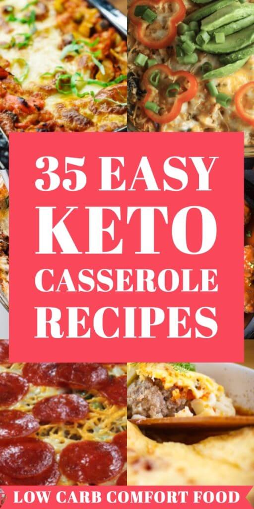 Looking for keto casserole recipes? These low carb keto diet recipes for weight loss are perfect for meal prep and make great easy dinner, lunch, and breakfast! Whether you’re searching for keto casseroles with chicken, beef, or vegetarian options this collection has an easy keto recipe you’ll love! #keto #ketorecipes #lowcarb #ketodinner #makeahead