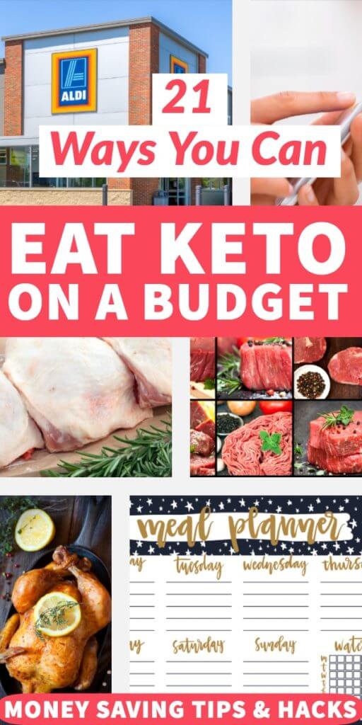 Save money & lose weight on the ketogenic diet with these keto on a budget tips, recipes & meal prep hacks! From creating keto shopping lists to finding the best cheap keto recipes & food for your money these keto diet tips are fabulous! Whether you’re just beginning the keto diet or you’re looking for ways to meal plan on a budget you need this Keto On A Budget guide! #keto #ketogenic #ketosis #budget #lowcarb #lchf