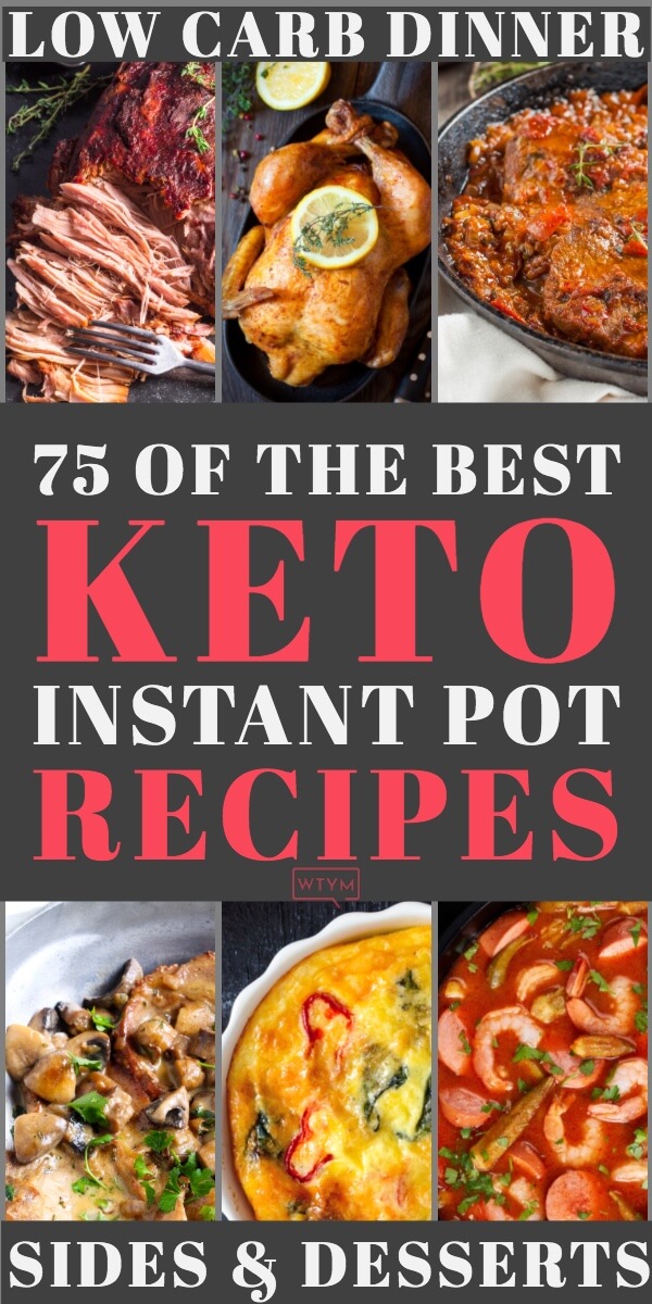 75 Easy Keto Instant Pot Recipes: Low Carb Pressure Cooker Meals