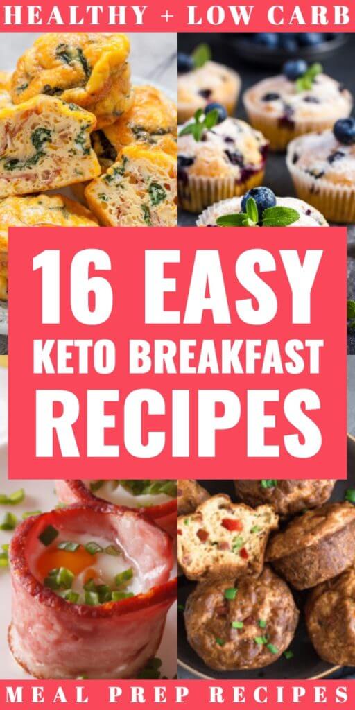 16 Easy Keto Breakfast Recipes! Perfect for Meal Prep & Busy Mornings