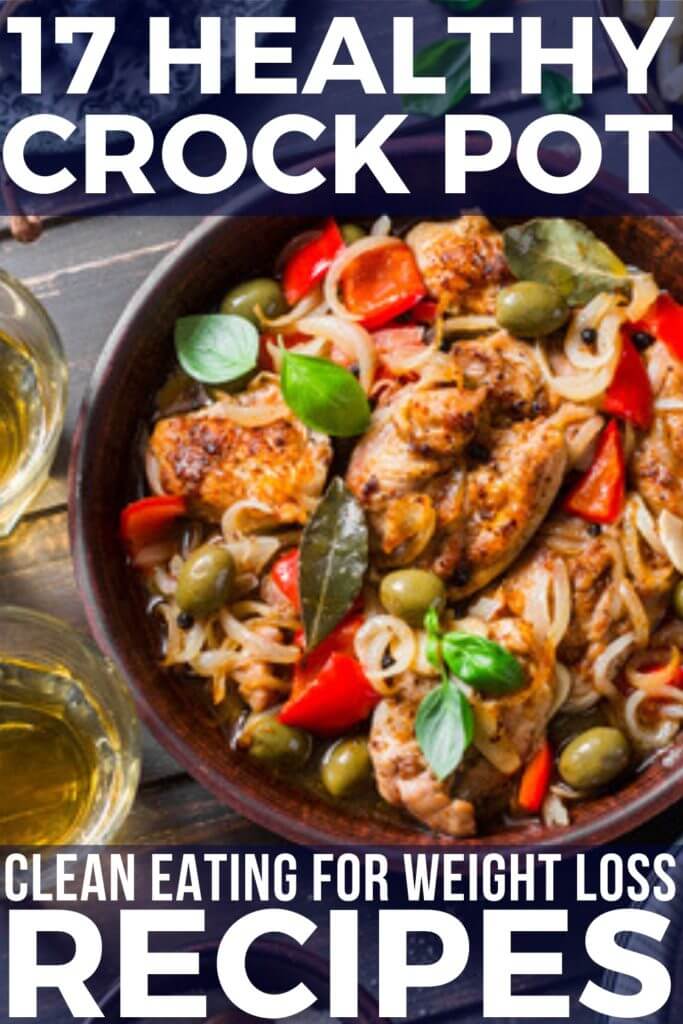 Looking for healthy dinner recipes for weight loss? Check out these slow cooking clean eating recipes for your crockpot! From family friendly chicken recipes to low carb vegetarian soups this collection of healthy dinner recipes is full of easy clean eating meals perfect for meal prep & weight loss! Whether you’re looking for Whole30, Paleo, Low Carb or Gluten free this collection has you covered!#cleaneating #crockpot #healthy #healthyrecipes #diet #dinner