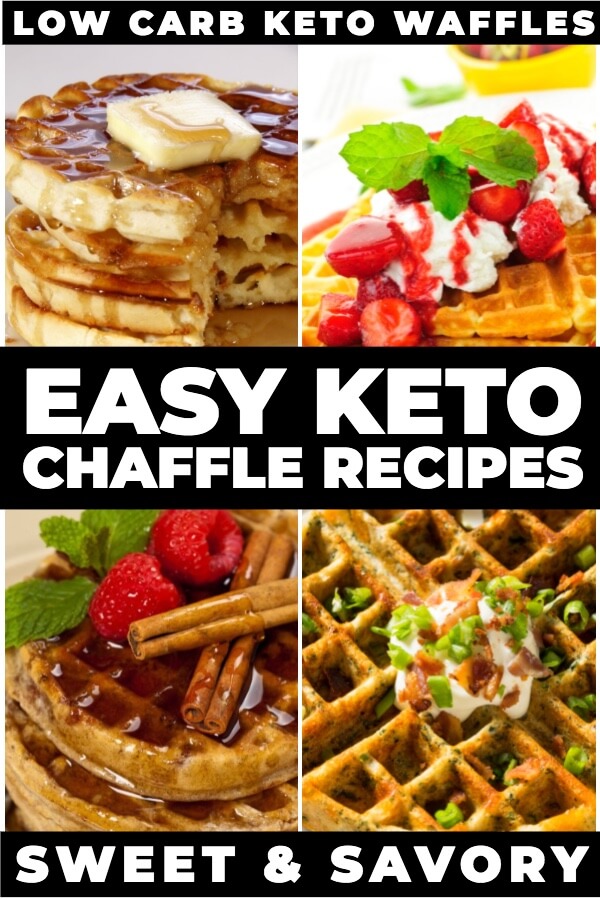 6 Easy Keto Chaffle Recipes! Make the best chaffles on the keto diet! From keto chaffle base recipes with cheddar and mozzarella to sweet cinnamon chaffles, easy blueberry and strawberry chaffles and savory parmesan garlic chaffles these are the keto chaffle recipes you need ASAP! #keto #ketorecipes #chaffle #waffles #lowcarb #lowcarbrecipes 