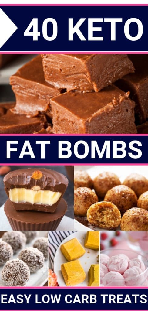 If you’re on the ketogenic diet and you need an easy low carb treat or simple snack, then you’ll adore these keto fat bomb recipes! Energizing bulletproof coffee, peanut butter, chocolate, and cream cheese chocolate cheesecake keto recipes that you won’t believe are weight loss treats! Burn fat and boost energy while indulging in these sweet & savory keto fat bombs! #keto #ketodiet #ketorecipes #ketogenicdiet #ketogenic #lowcarb