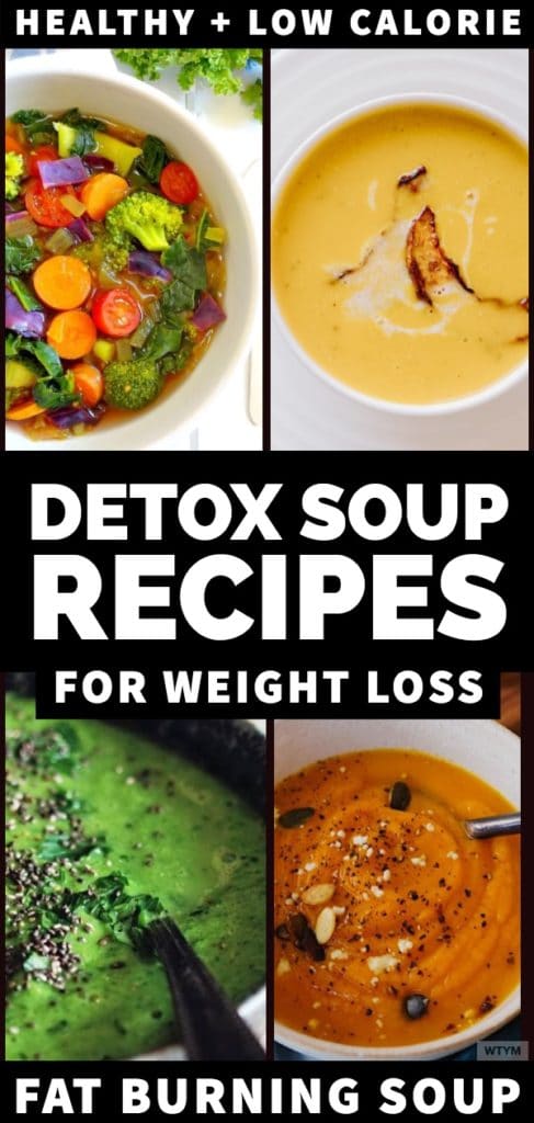 Detox Soup Recipes The best detox soup for weight loss! Perfect for cleanses, these fat flushing detox soup recipes help you lose weight, flatten your belly, and provide the perfect healthy fat flush! Whether you want to lose 10 pounds or find the best flat belly soup for your crockpot, you don’t want to miss these easy clean eating detox soup recipes! #diet #cleaneating #healthyrecipes #healthy #soup