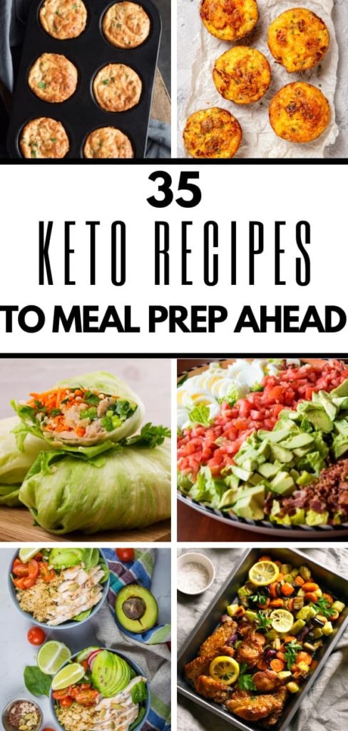 35 Easy Keto Recipes For Meal Prep. 35 fabulous keto diet recipes! Perfect for meal prep & meal planning, these ketogenic breakfasts, lunches, and dinners make losing weight taste delicious! If you’re looking for low carb recipes to meal prep for the week like easy keto crockpot dinner meals, breakfasts, snacks, and fat bombs, don’t miss these meal prep ideas! #keto #ketorecipes #mealplanning #mealprep #lowcarb #lowcarbrecipes