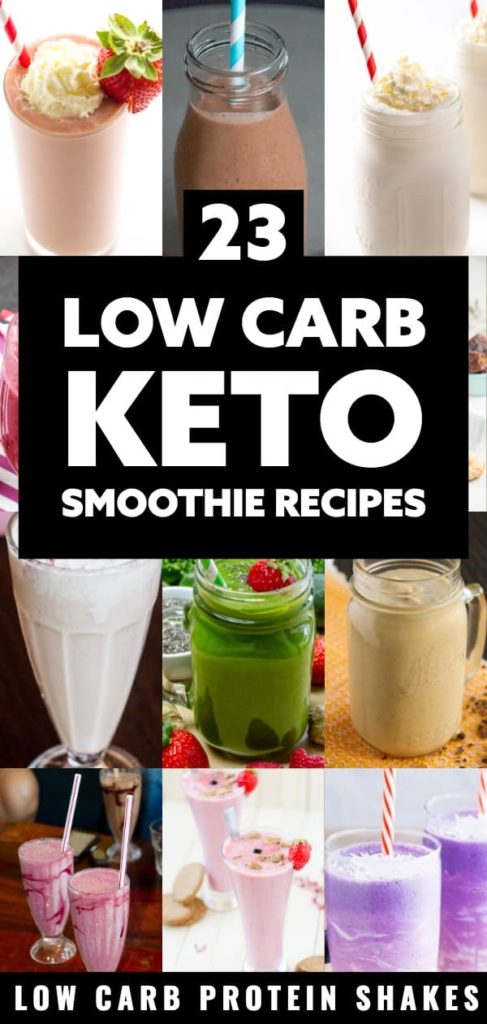 If you’re looking for smoothie recipes for weight loss check out this collection of healthy, low carb keto smoothies. Perfect for breakfast or meal replacements, these smoothies will help you burn belly fat, detox and jumpstart your metabolism! From green to strawberry with almond milk, you’ll find a favorite low carb protein shake here! The chocolate smoothie helped me lose 10 pounds!  #ketosmoothie #lowcarbsmoothie #lowcarbsnacks #ketosnacks #ketodrinks #lowcarbdrinks #healthysmoothie