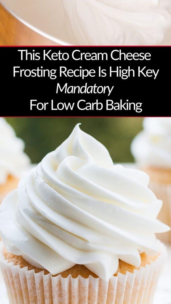 keto cream cheese frosting recipe