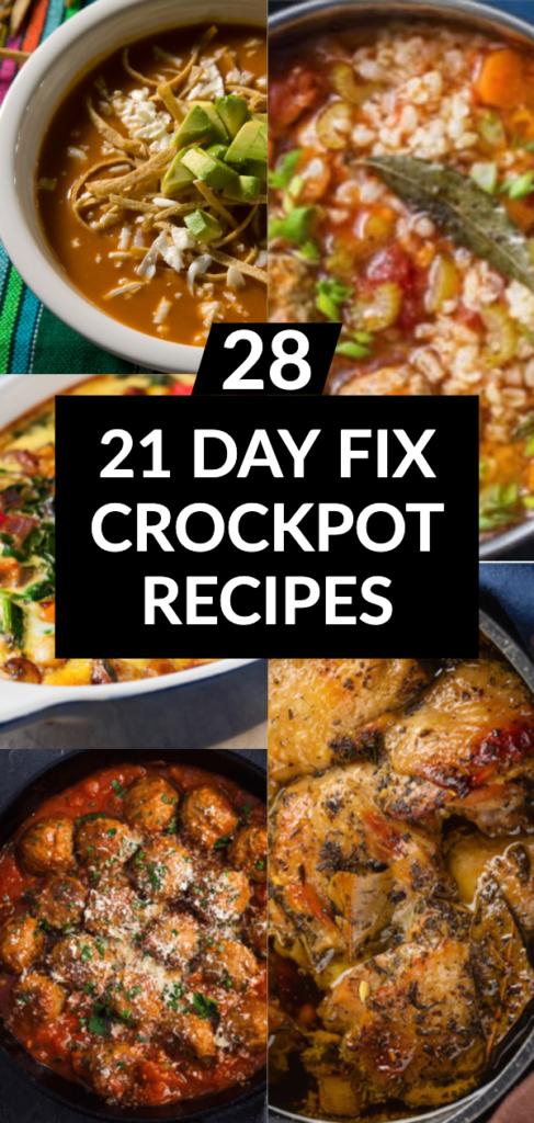 21 Day Fix Crockpot Recipes 28 Easy Slow Cooker Meals