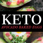 avocado baked eggs