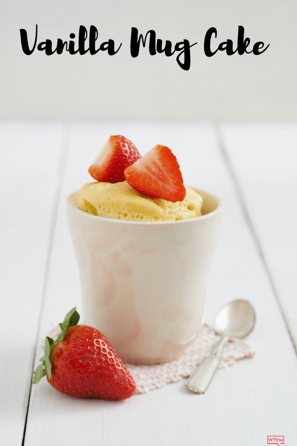 Easy Keto Vanilla Mug Cake Recipe. Make this healthy low carb vanilla mug cake with almond flour in less than 5 minutes in the microwave. If you need a quick, no bake keto dessert or low carb snack that’s dairy free, delicious and uses simple ingredients this vanilla mug cake is the best! Vegetarian, Paleo, Gluten-free, Dairy Free #ketorecipes #lowcarbrecipes #mugcake #glutenfree #dairyfree #paleo #healthy #baking #easy #lowcarb