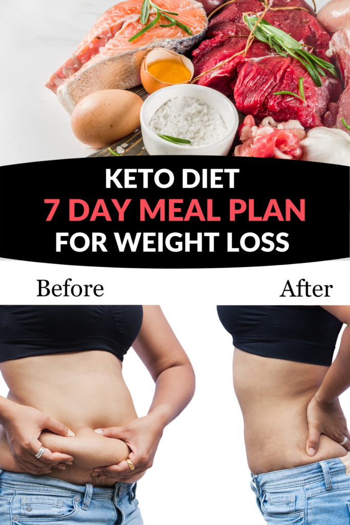 Need to lose weight fast? Check out this free 7 day keto diet meal plan for beginners! I’ve lost 100 pounds following a low carb, ketogenic diet and this free meal plan is perfect for women who need to drop a few or a lot of weight! It includes fabulous keto recipes for breakfast, lunch, and dinner as well as food lists, rules, and tips! #keto #ketorecipes #ketodiet #lowcarb #weightloss

