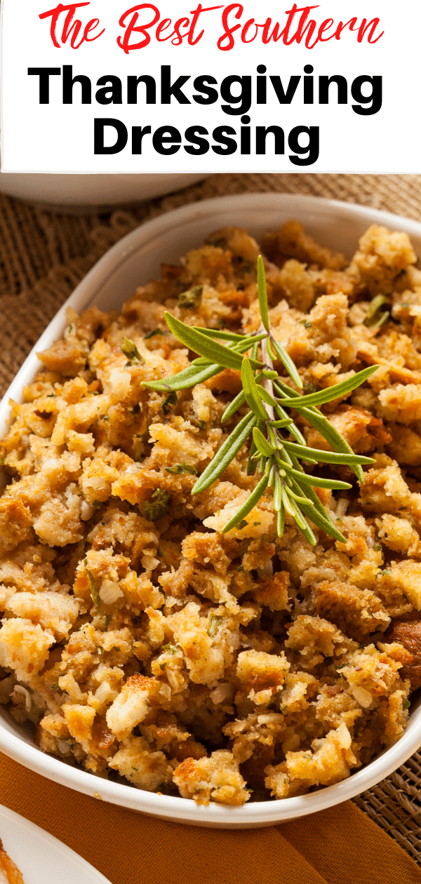 Southern Thanksgiving Cornbread Dressing Recipe