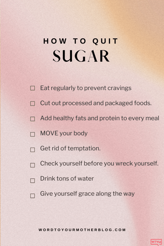 how to quit sugar 