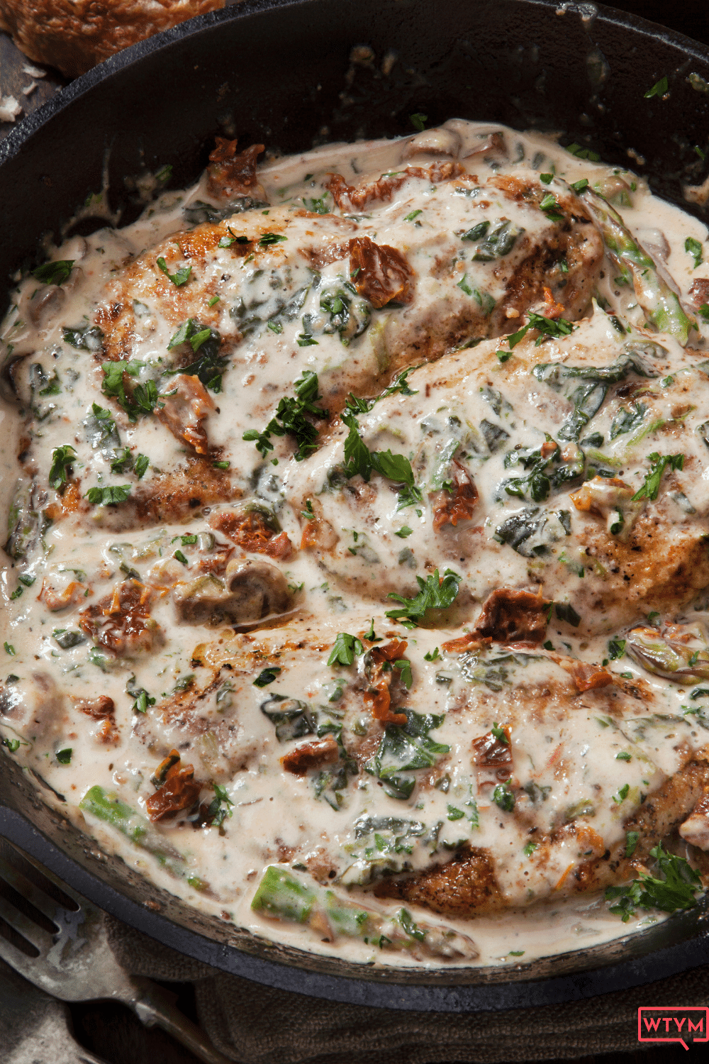 Keto Tuscan Garlic Chicken Crockpot Recipe | Word To Your Mother