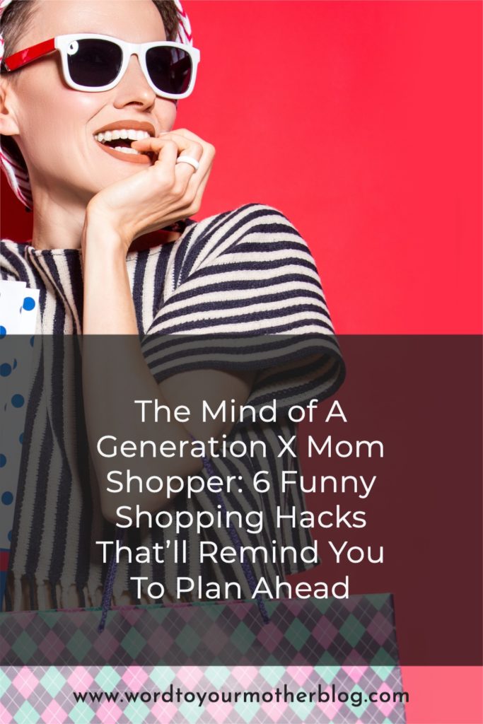 Inside the Mind of a Generation X Mom Shopper is a funny story about what goes through your mind at the grocery store when you don't make a list. I laughed until I cried! Trust me; you need to read this!