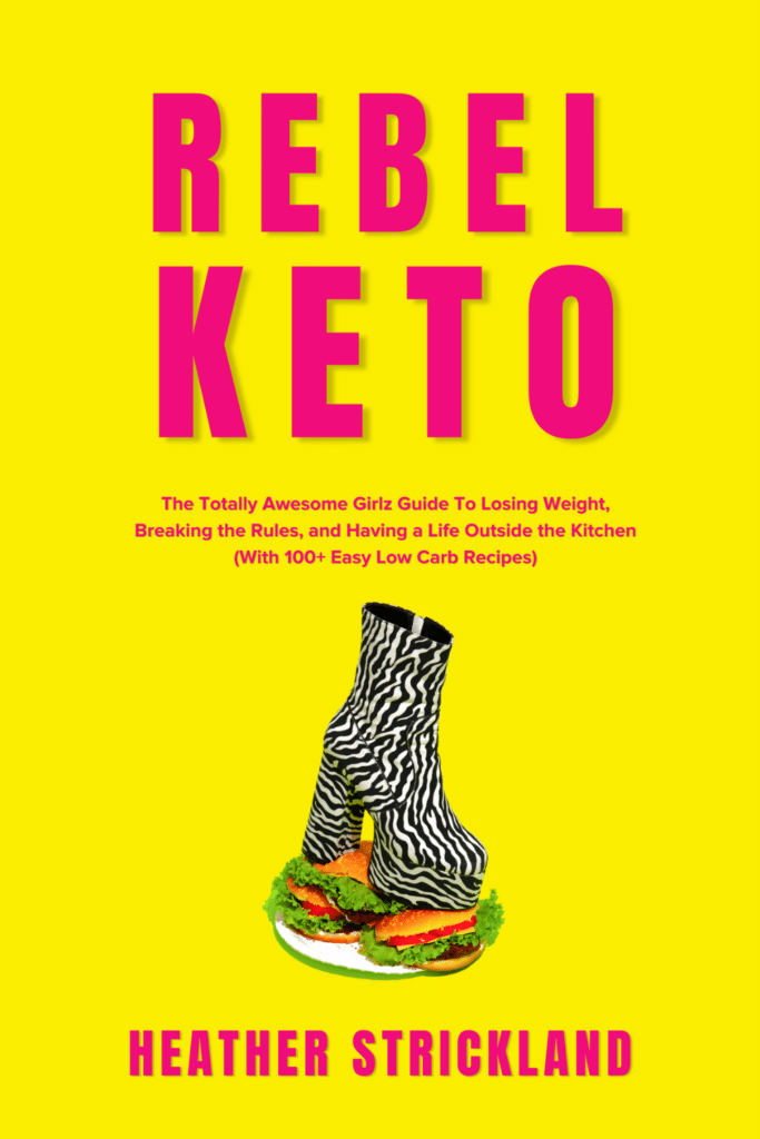 Are you looking to start a low-carb keto diet but unsure where to start? If you are a woman who wants to lose weight, this low-carb book is a must-read, and it doubles as a keto cookbook with over 100 keto recipes for breakfast, lunch, dinner, and dessert! Rebel Keto is the all-new girlfriend’s guide to weight loss that helped me lose 148 pounds without counting macros!