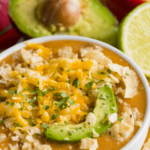Looking for a keto dinner recipe that’s low carb high in flavor & easy to prep for the crockpot? This Keto Crockpot White Chicken chili is the best! Only 6 carbs & easy to make ahead & freeze! Everyone will love this easy keto recipe that’s perfect for ketogenic diet beginners-no special ingredients necessary! You can’t beat a slow cooking keto meal made easy in the crockpot! Yum! #keto #ketorecipes #lowcarb #LCHF #crockpot #crockpotrecipes
