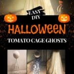 tomato cage ghost diy