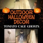 tomato cage ghost diy