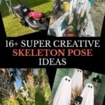outdoor skeleton display ideas