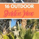 outdoor skeleton display ideas