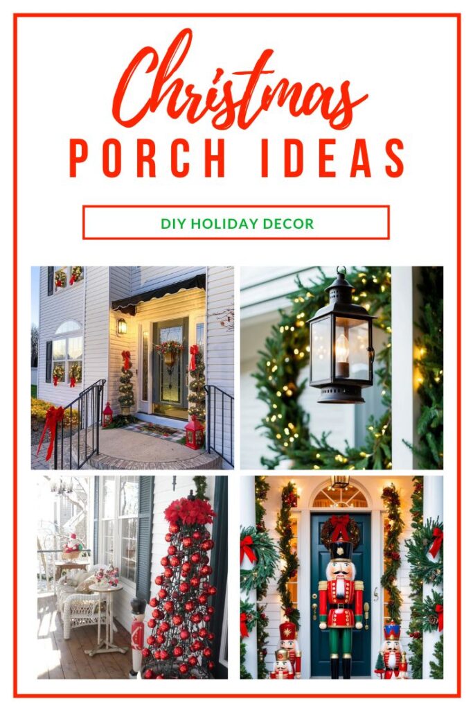 front porch Christmas decoration ideas