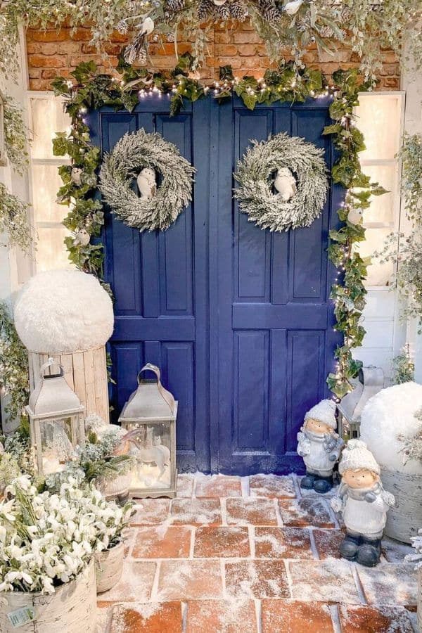 front porch Christmas decoration ideas