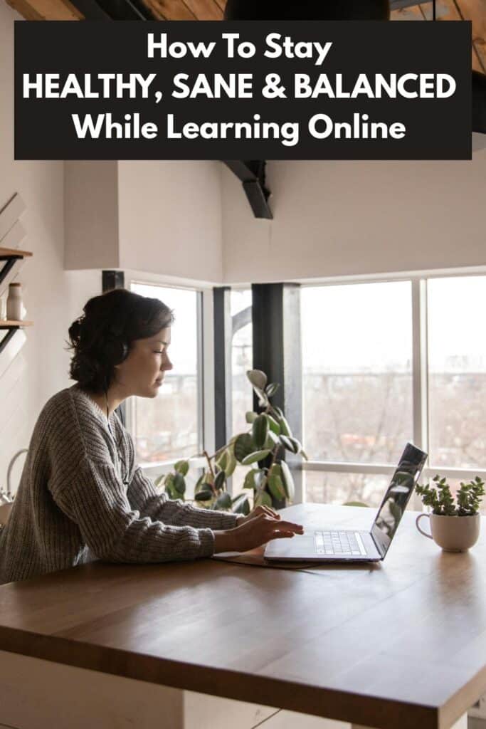 balancing health and online learning