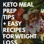 keto meal prep tips