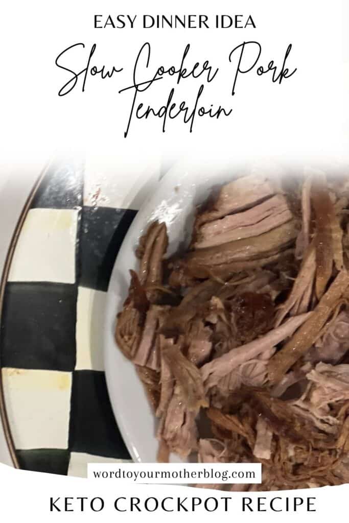 slow Cooker Pork Tenderloin Recipe