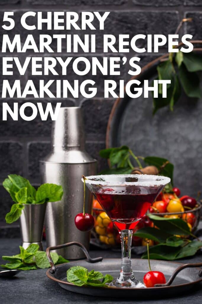 cherry martini recipes 