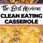 healthy vegetarian Mexican casserole recipe