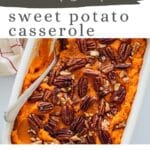 southern sweet potato casserole recipe