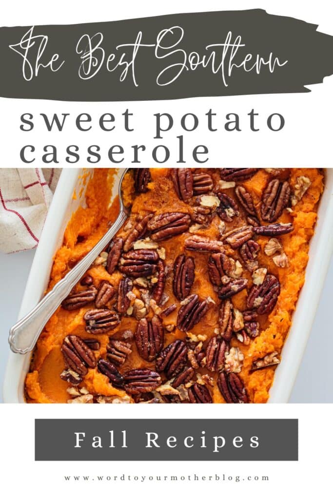southern sweet potato casserole recipe