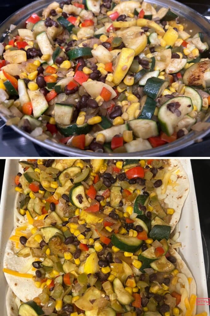 healthy vegetarian Mexican casserole recipe 