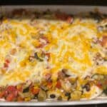 healthy vegetarian Mexican casserole