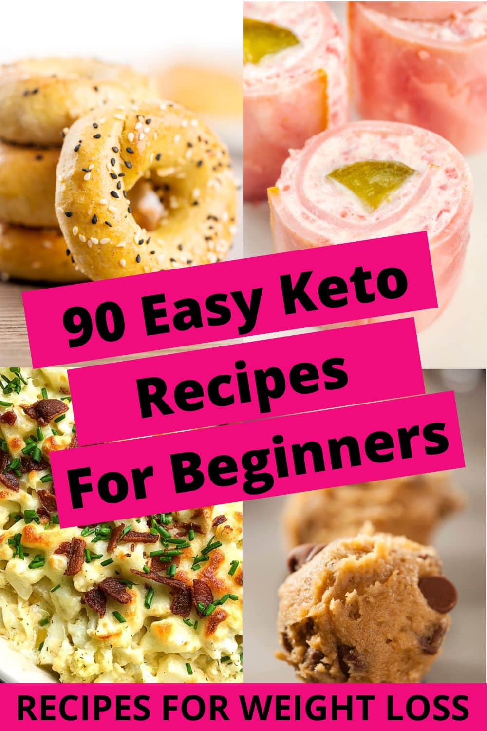 90 Easy Keto Diet Recipes For Beginners: Free 30 Day Meal Plan