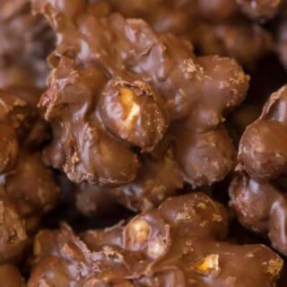 Crockpot Chocolate Peanut Cluster Candy Recipe