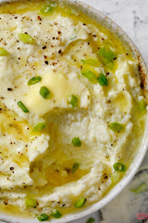 keto goat cheese cauliflower mash 