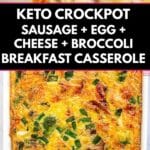 keto crockpot breakfast casserole