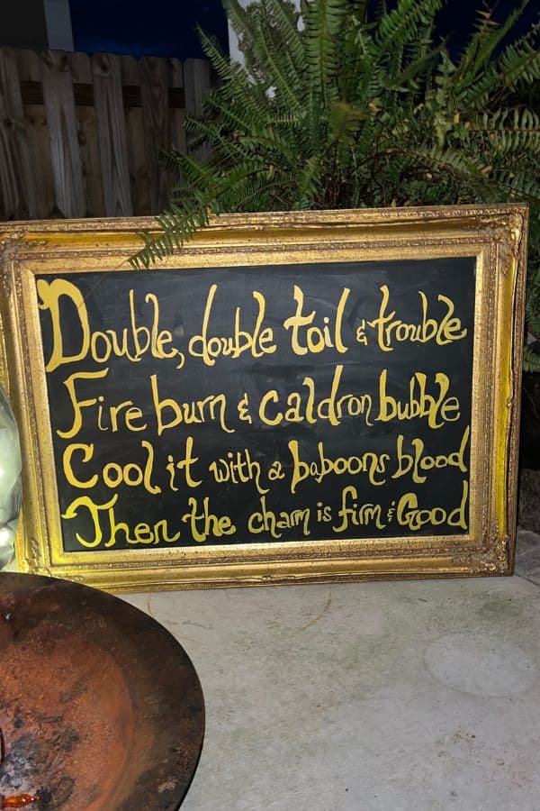 Three Witches Halloween DIY