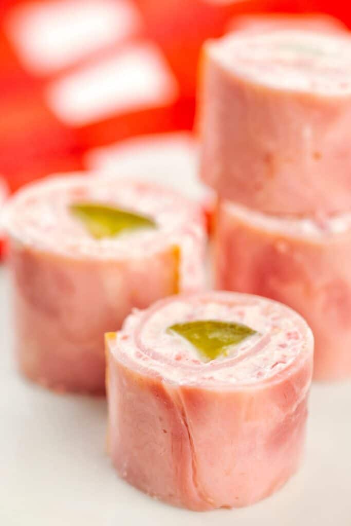 Ham and Cheese Roll Ups With Pickle 