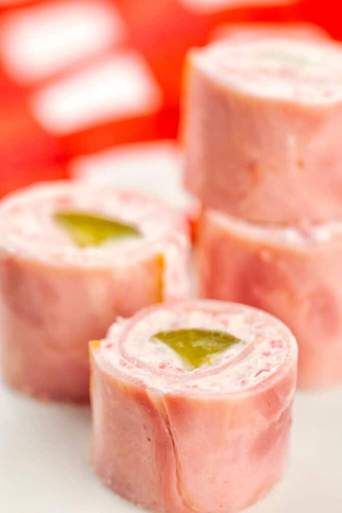 Ham and Cheese Roll Ups With Pickle