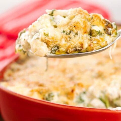 keto chicken Alfredo casserole