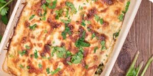 keto chicken alfredo casserole