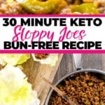 keto sloppy joes