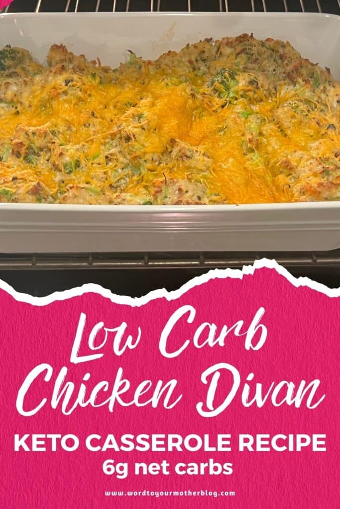 low carb chicken divan 