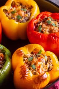 slow cooker stuffed bell peppers recipe