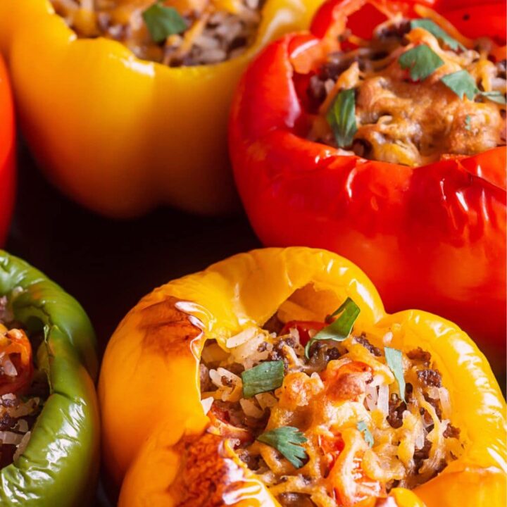 slow cooker stuffed bell peppers recipe