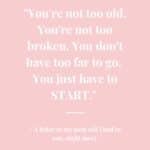 never too late to lose weight